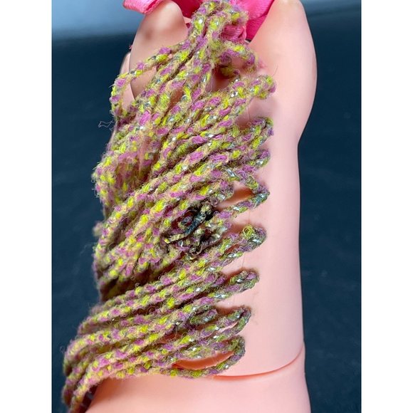 1992 Hasbro Cabbage Patch Kids Crimp N Curl Unicorn Pony Pink Stars 6.5” READ - Picture 10 of 11